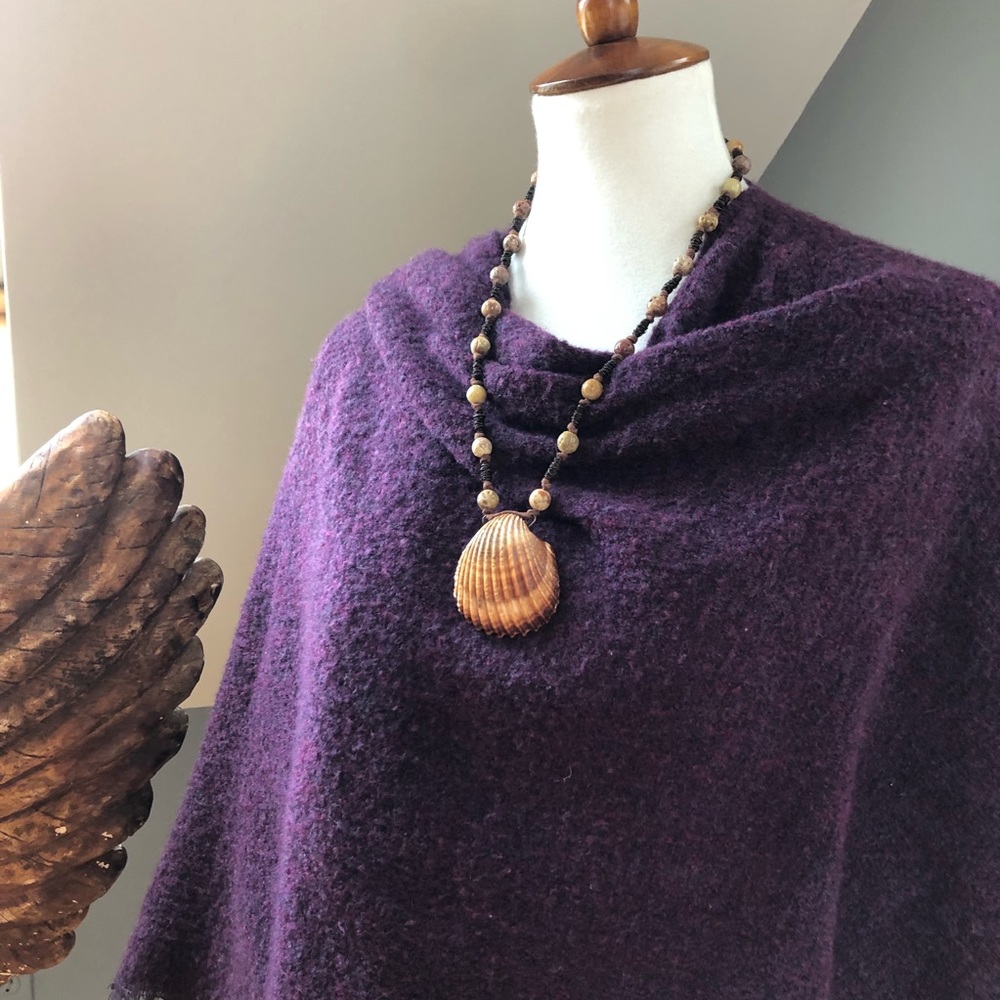 Antique Tribal Ethnic Status Shell Necklace